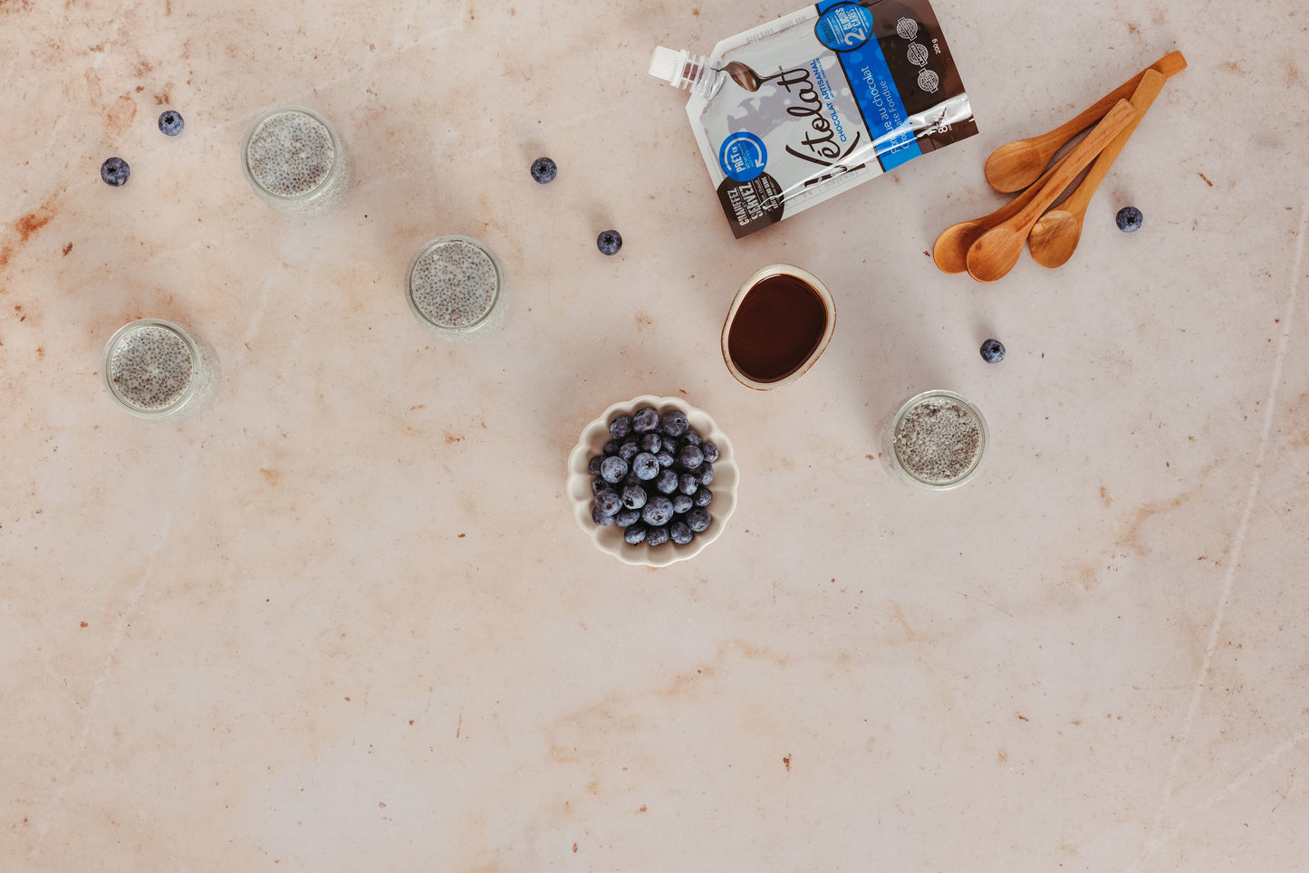 Pudding de chia chocolaté