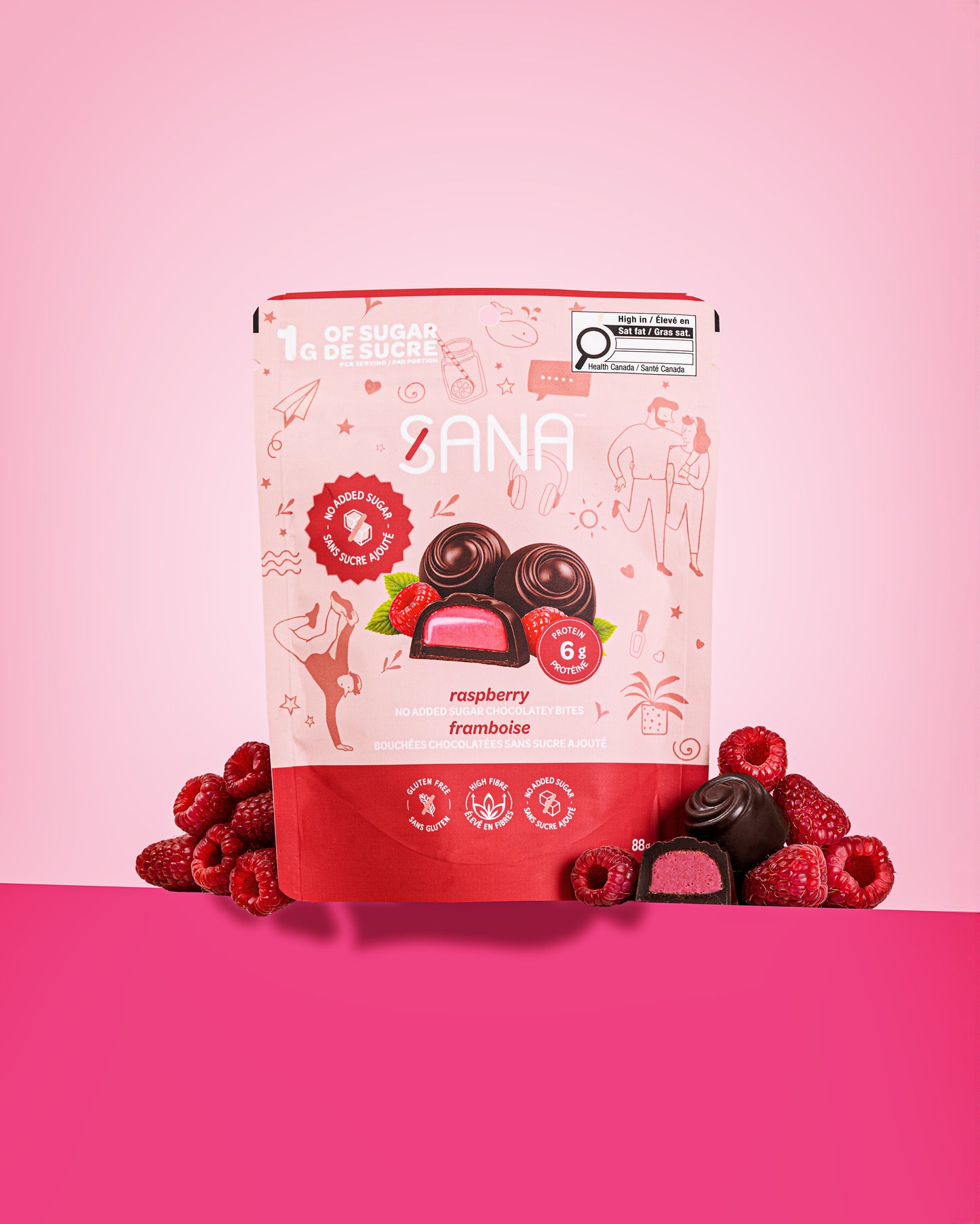 
                  
                    Bouchées Noires Framboise
                  
                