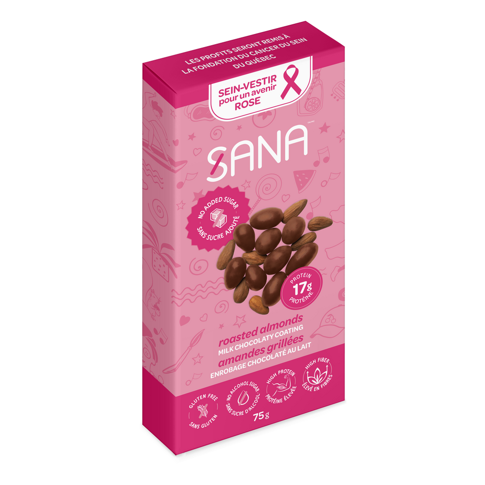 Amandes chocolatées au lait - Classique 75g