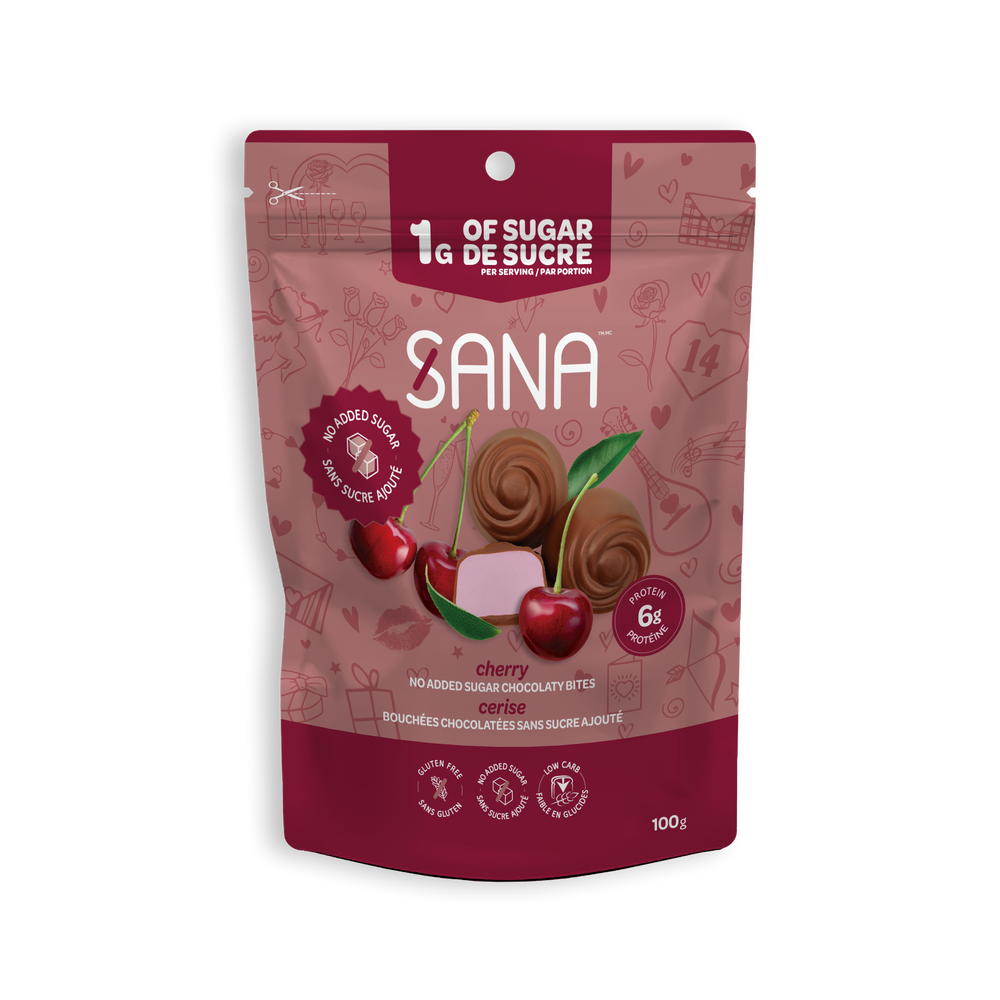 Bouchées chocolatées au lait - Cerise