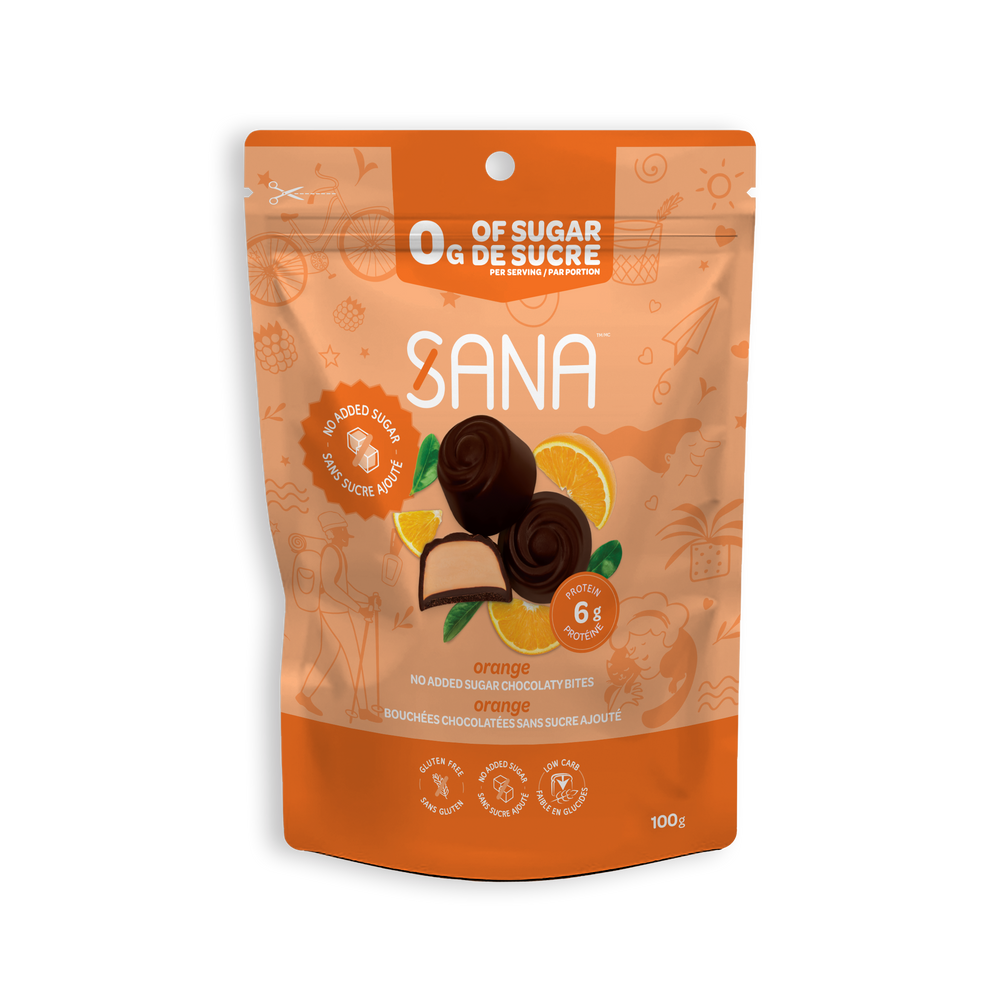 
                  
                    Bouchées chocolatées noires - Orange
                  
                
